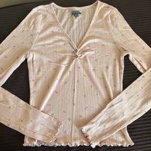 Pink Long Sleeve Top